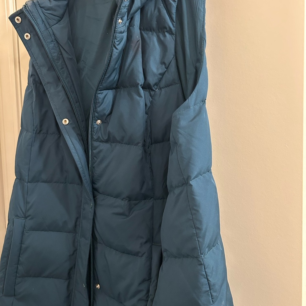 J. Jill Blue Quilted Vest